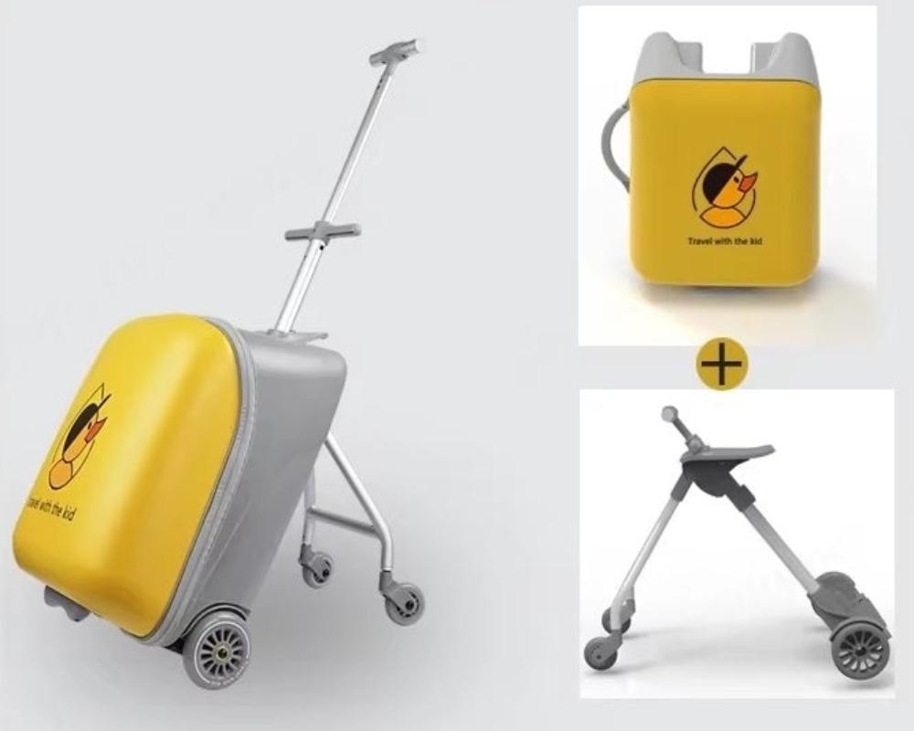 Family Travel Trolley: Smart & Portable Luggage - Lily Bloom