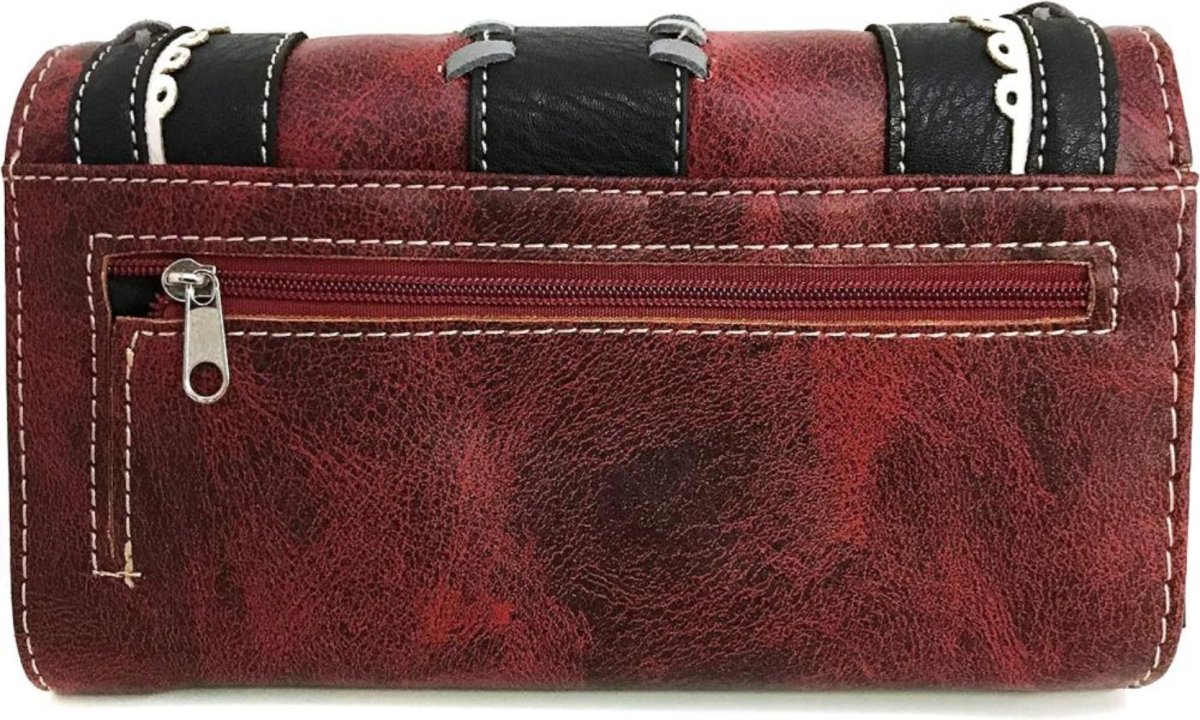 Floral Buckle Rucksack Backpack with Matching Wallet Set - Lily Bloom