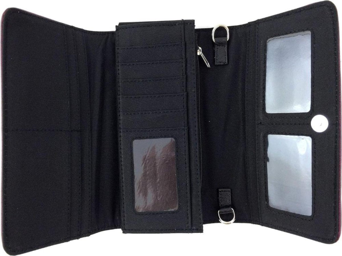 Floral Buckle Rucksack Backpack with Matching Wallet Set - Lily Bloom