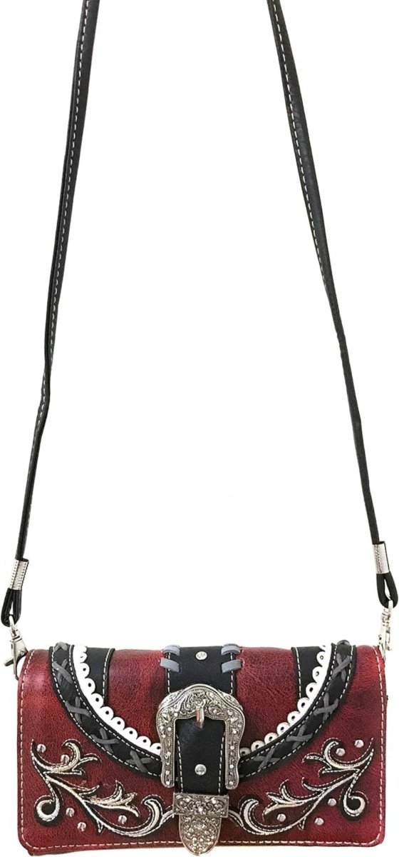 Floral Buckle Rucksack Backpack with Matching Wallet Set - Lily Bloom