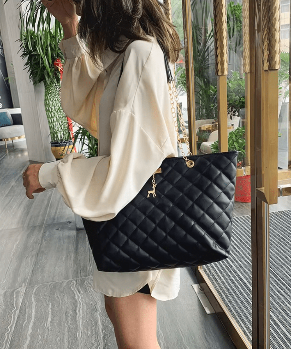 Designer Brand Luxury Shoulder Crossbody Leather Handbag - Lily Bloom