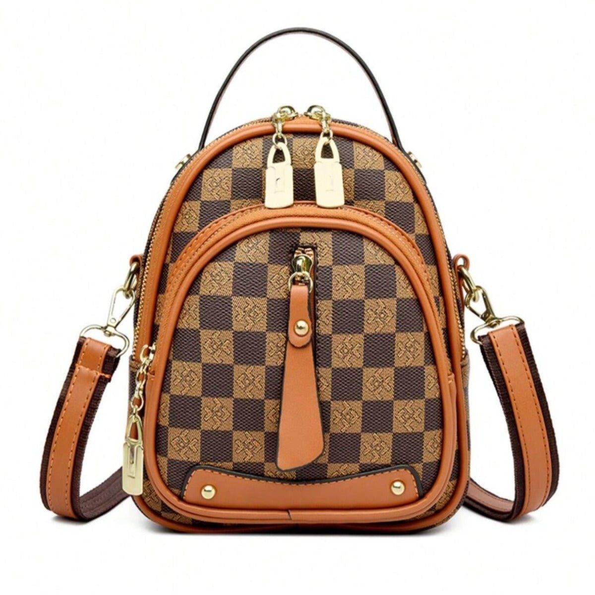 Leather Unique Luxurious Thick Backpack - Lily Bloom