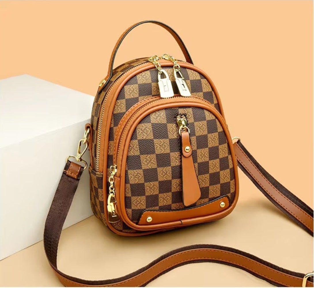 Leather Unique Luxurious Thick Backpack - Lily Bloom