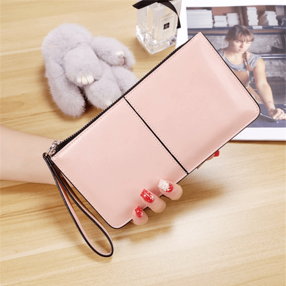 Leather Wristlet Wallet - Lily Bloom