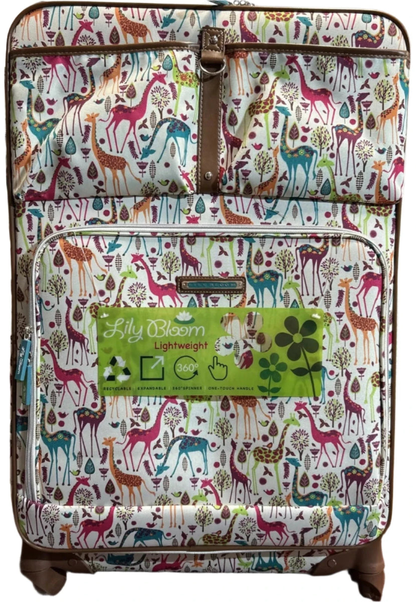 Lily Bloom 28" Luggage Softside Expandable With Double Spinner Wheels - Lily Bloom