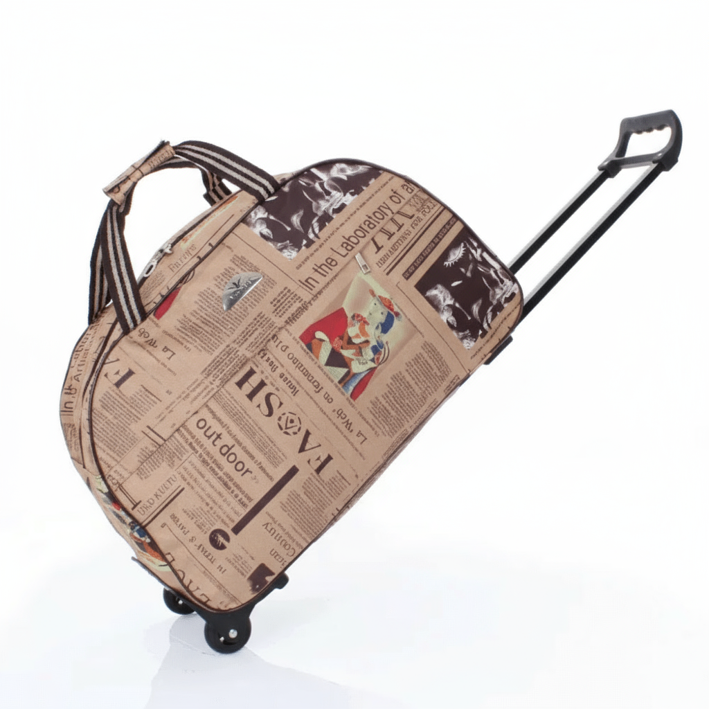 Luggage Duffel Rolling Travel Trolley Wheel Carry On Suitcase - Lily Bloom