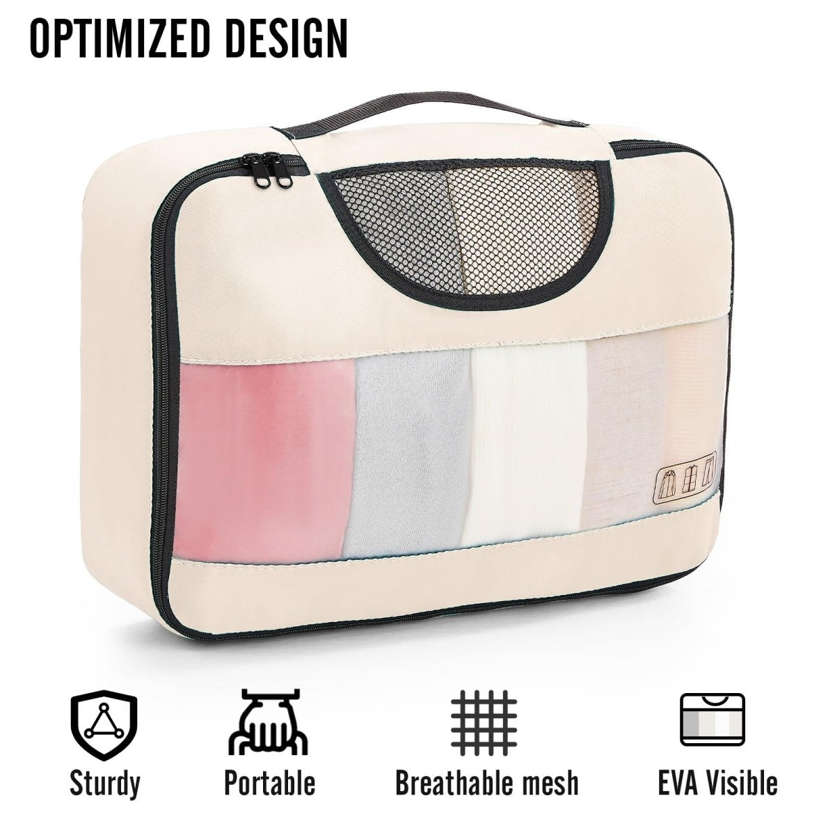 Luggage Organizer Bags 8 pcs Set - Lily Bloom