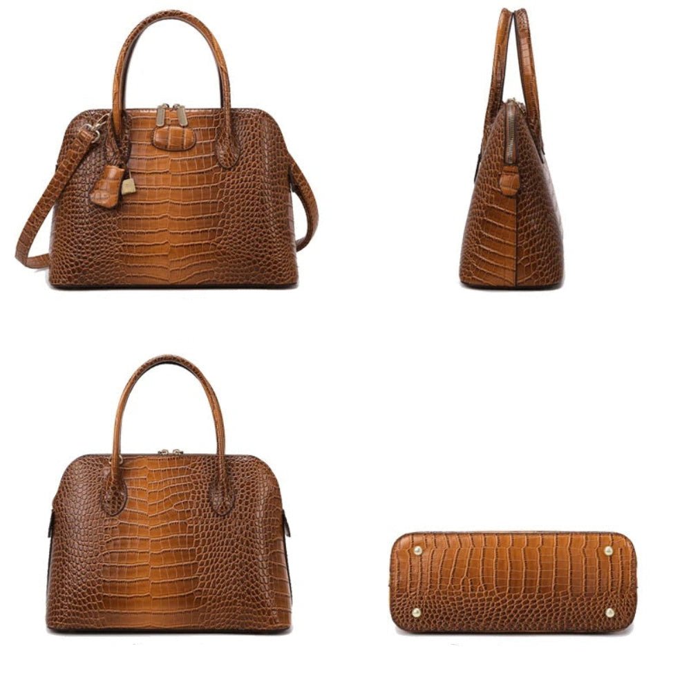 Luxury Vegan Leather Crossbody Bag - Lily Bloom