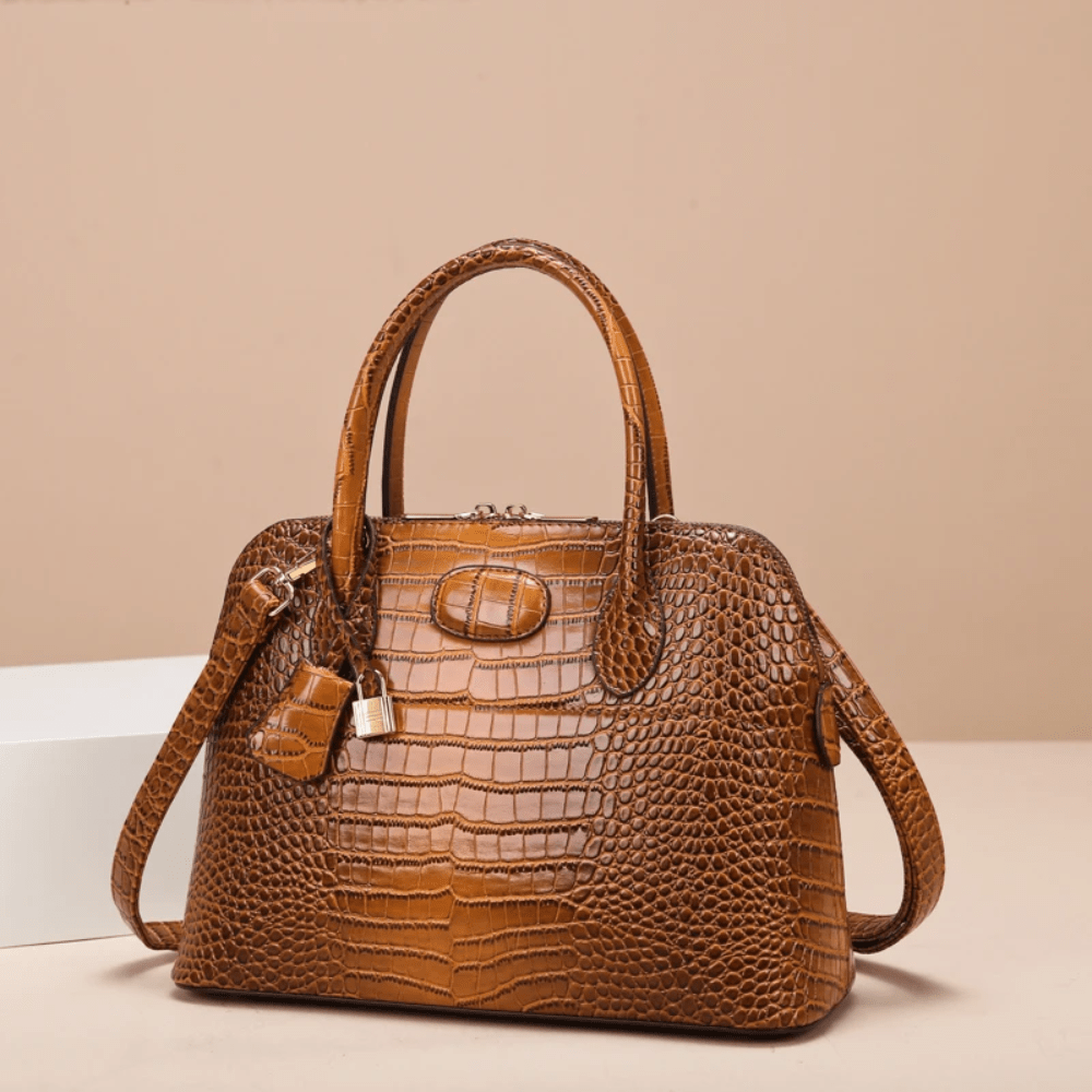 Luxury Vegan Leather Crossbody Bag - Lily Bloom