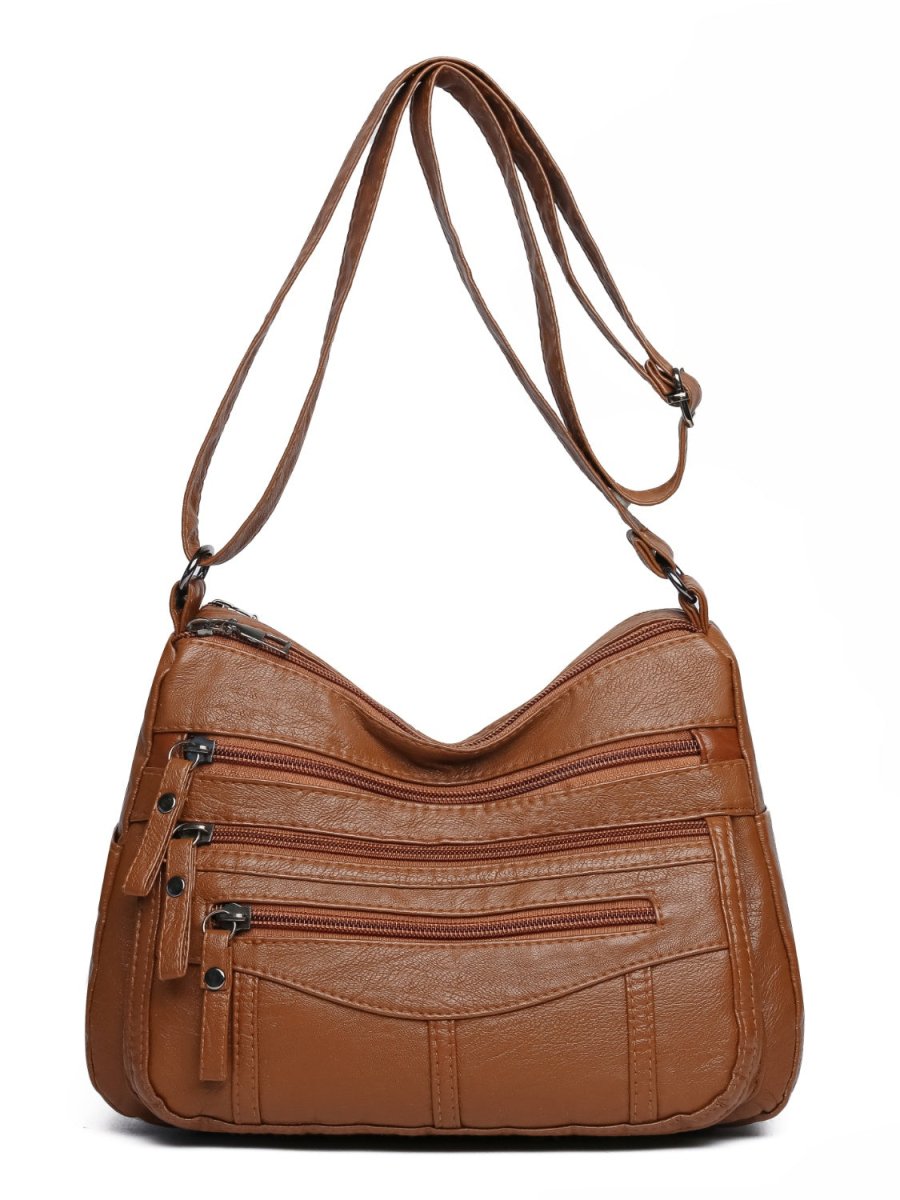 Multi - Compartment Crossbody Bag - Lily Bloom