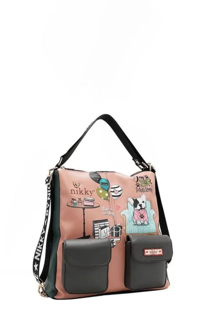 Multifunction Adjustable Strap Eco - Leather Backpack - Lily Bloom