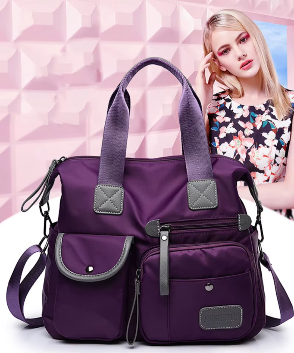 Multifunction Handbag Nylon Crossbody Shoulder Bag