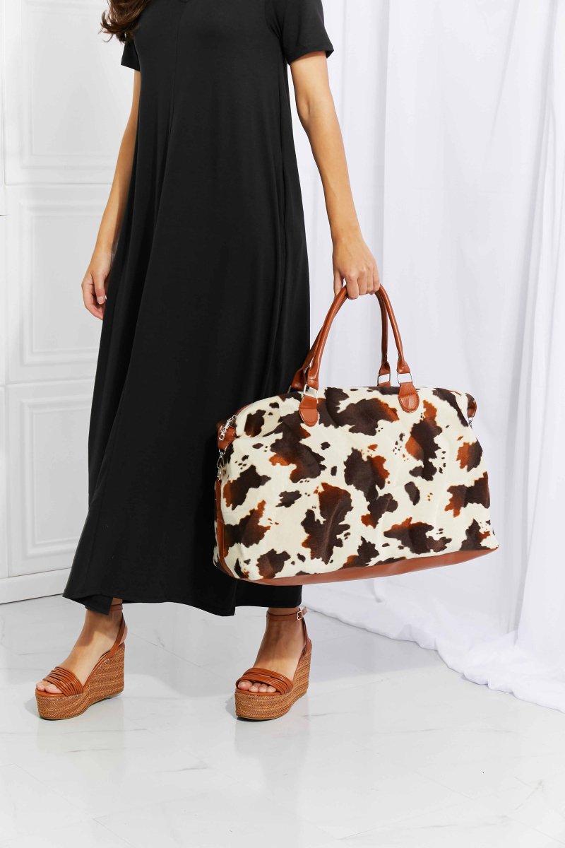 Print Plush Weekender Bag - Lily Bloom