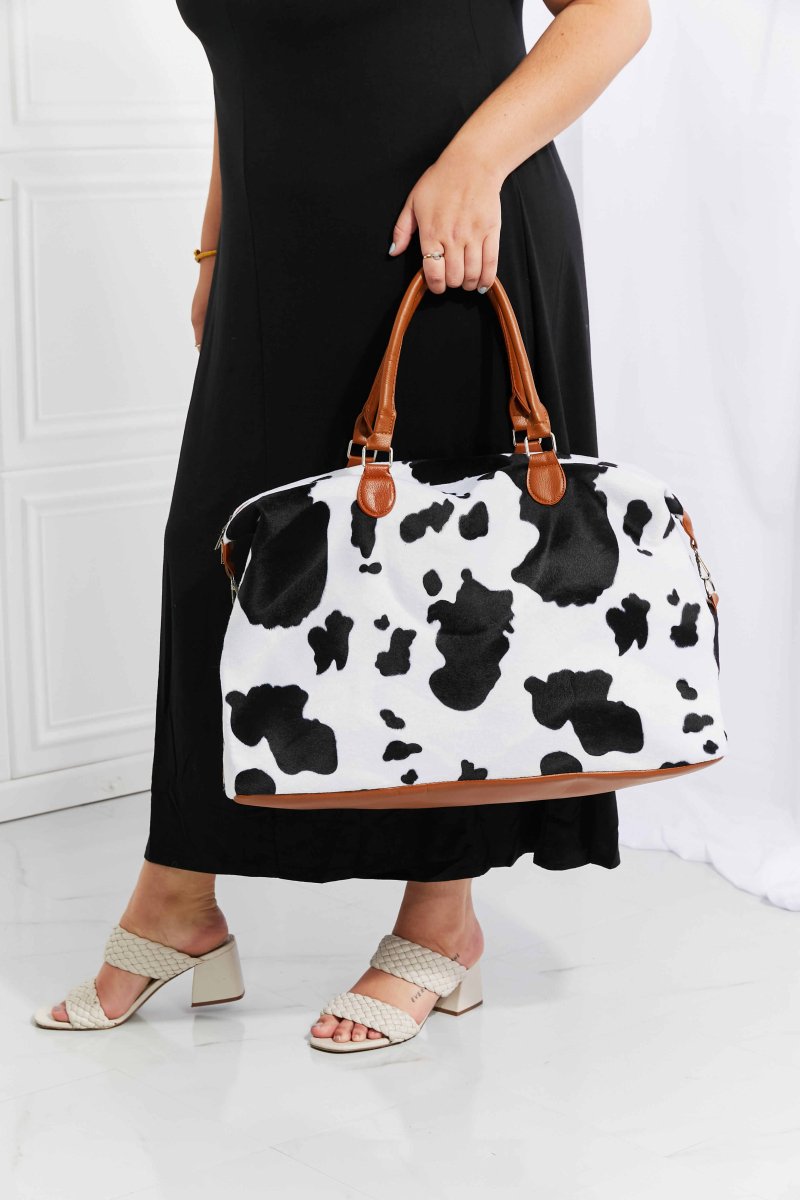 Print Plush Weekender Bag - Lily Bloom