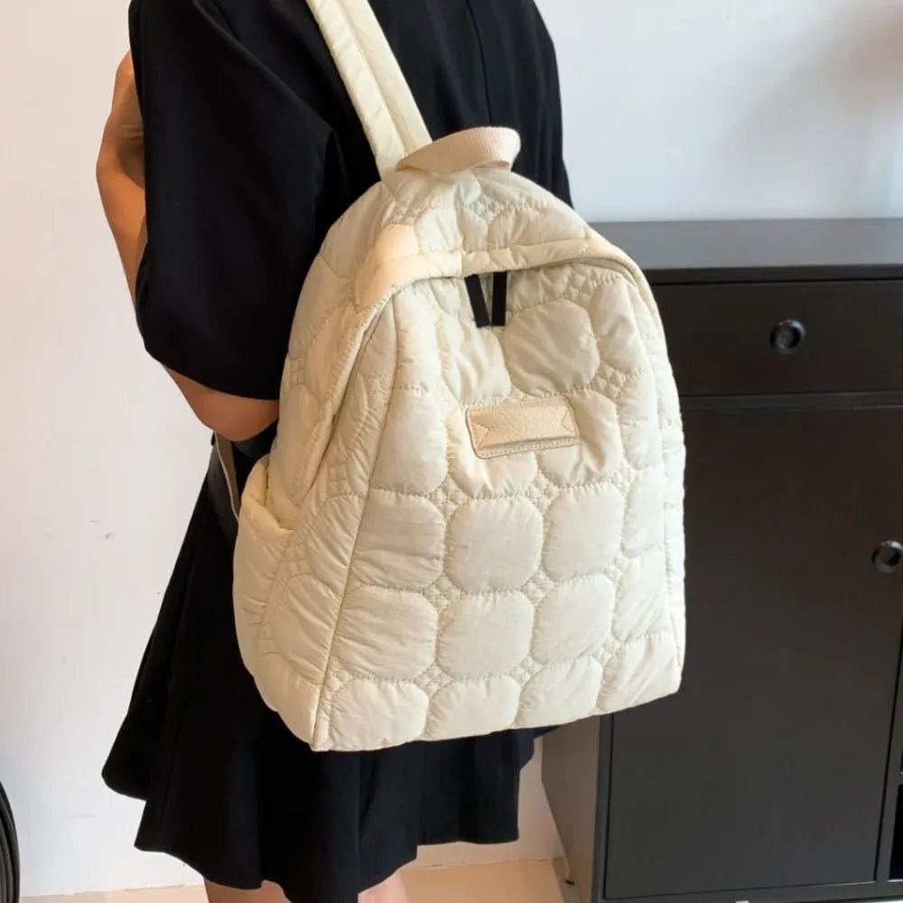 Quilted Backpack Bag - Lily Bloom
