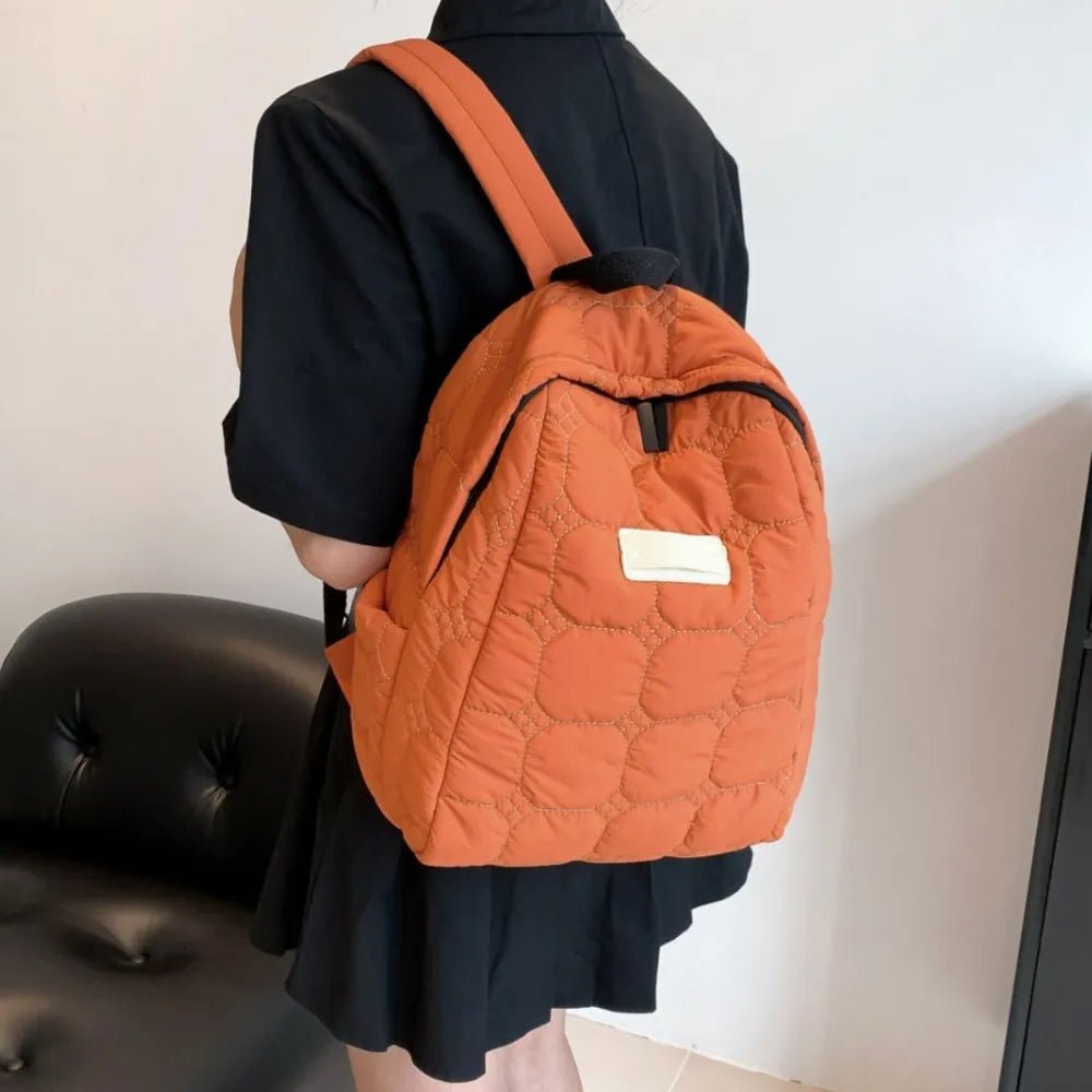 Quilted Backpack Bag - Lily Bloom