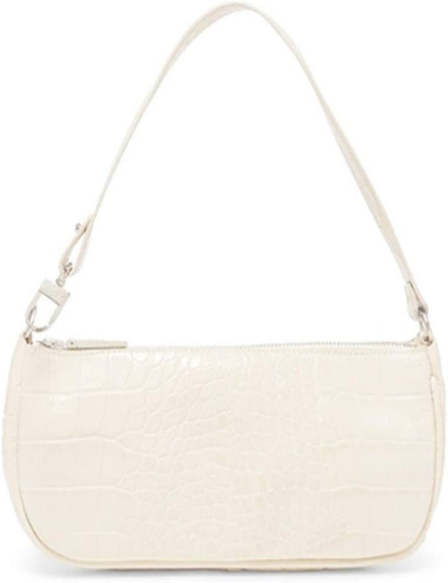 Retro Classic Clutch Shoulder Tote Hand - Bag with Zipper Closure - Lily Bloom