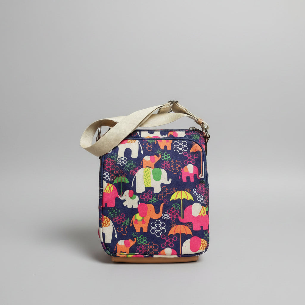 Colorful Desert Sahara Floral Adjustable Crossbody Bag