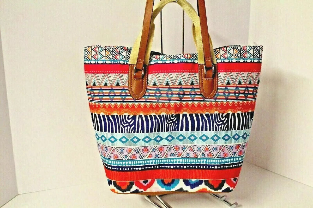 Shopper Large Tote Shoulder Bag Purse - Lily Bloom