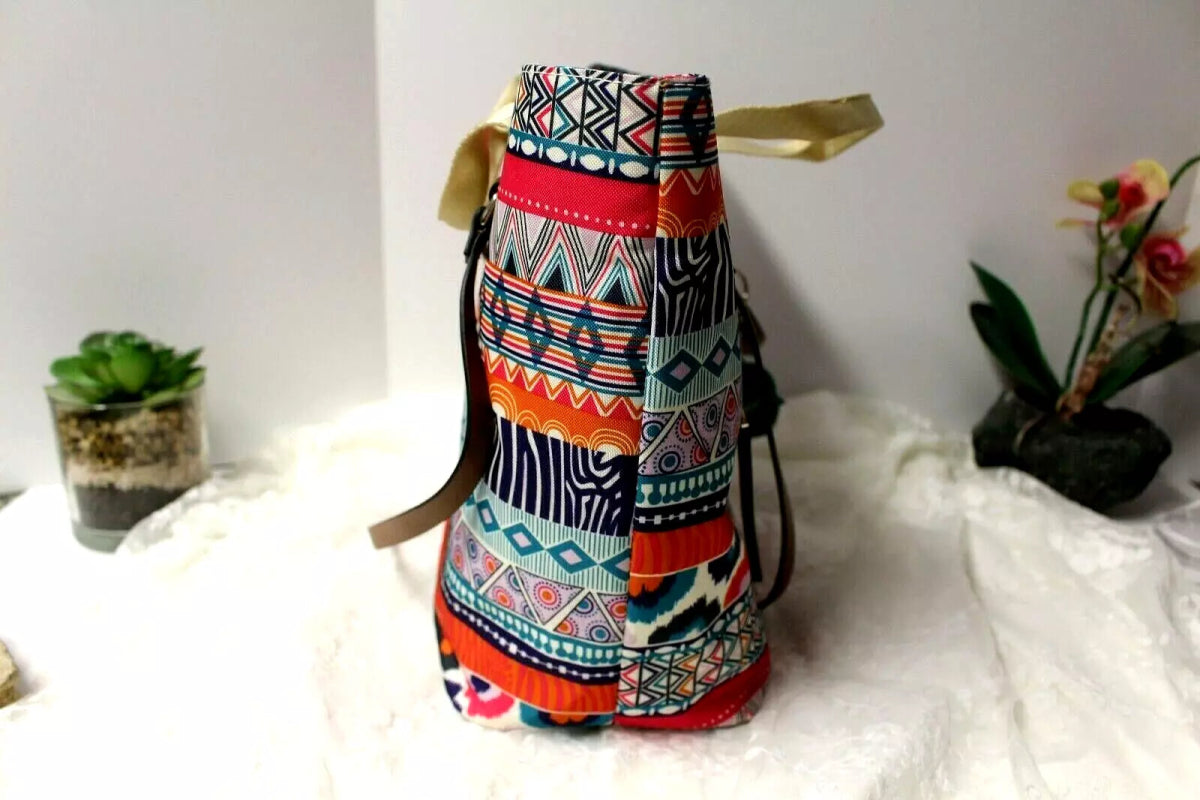 Shopper Large Tote Shoulder Bag Purse - Lily Bloom