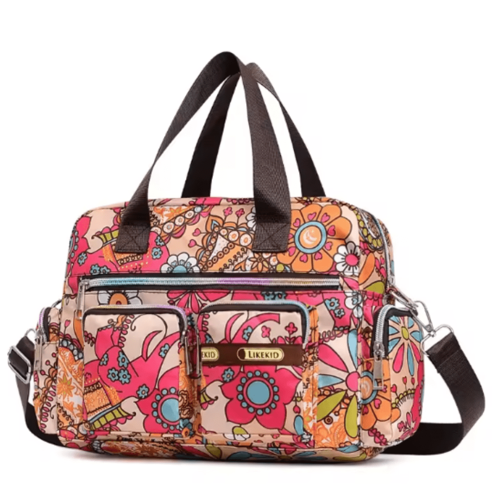 Shoulder Messenger Bag Waterproof Tote Bag - Lily Bloom