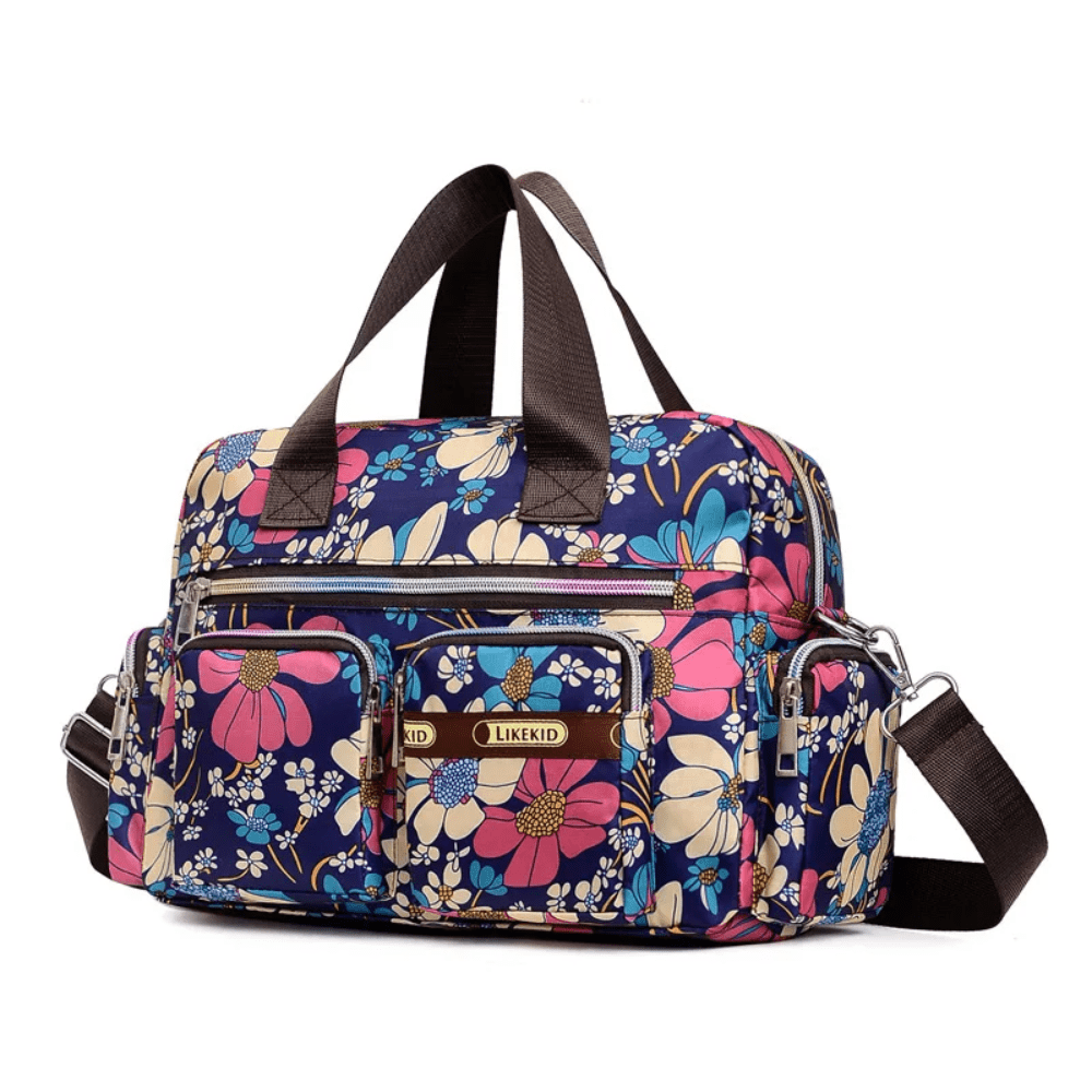 Shoulder Messenger Bag Waterproof Tote Bag - Lily Bloom