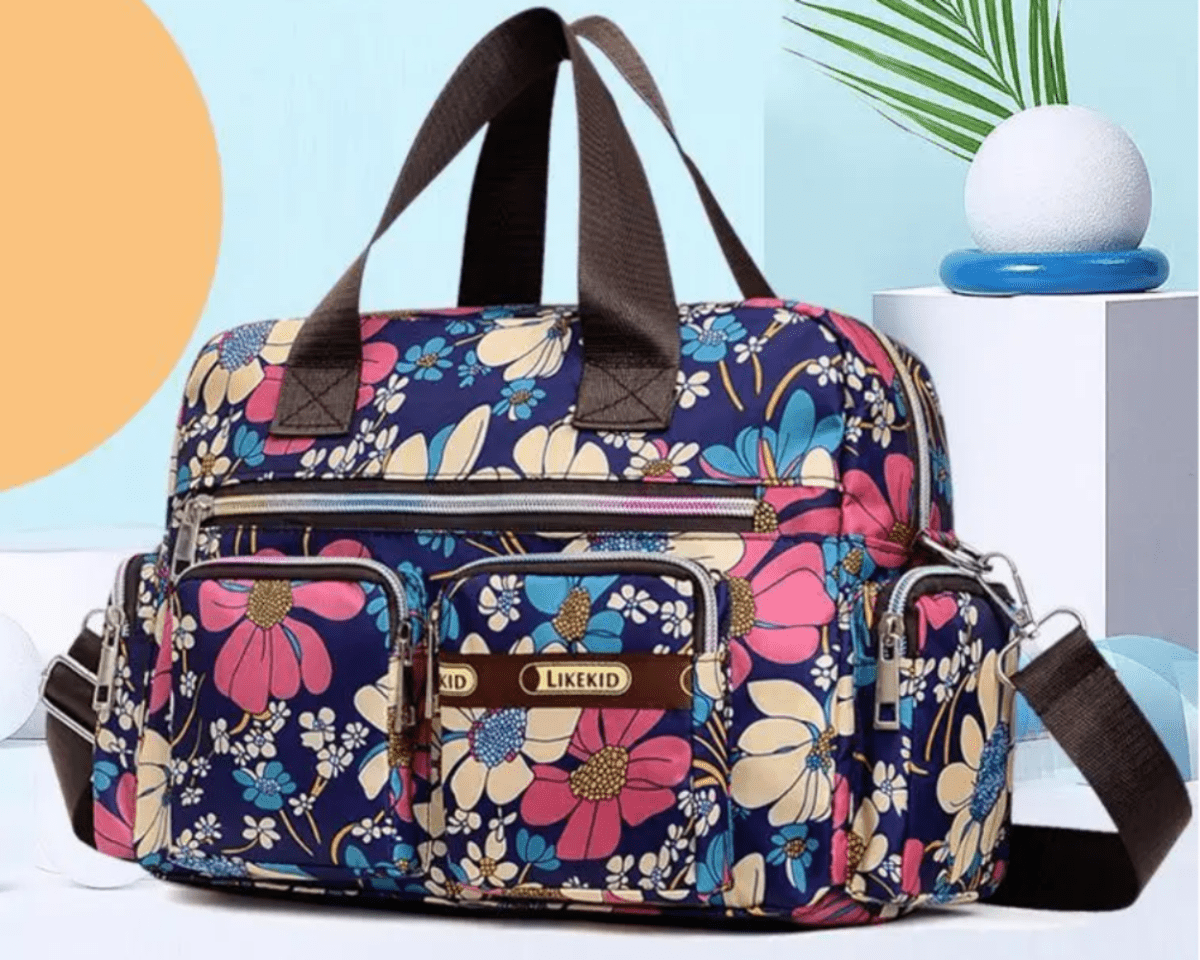 Shoulder Messenger Bag Waterproof Tote Bag - Lily Bloom