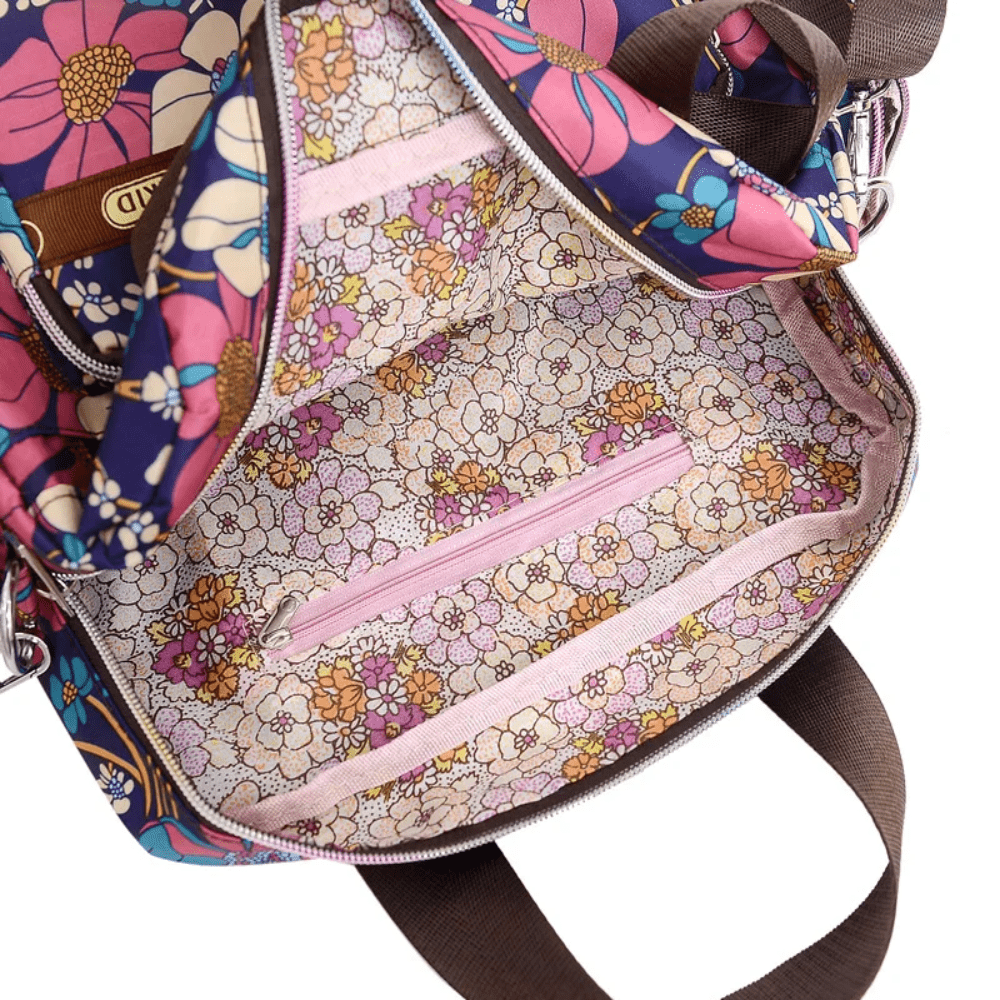 Shoulder Messenger Bag Waterproof Tote Bag - Lily Bloom