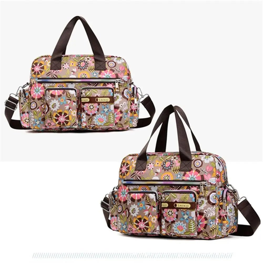 Shoulder Messenger Bag Waterproof Tote Bag - Lily Bloom