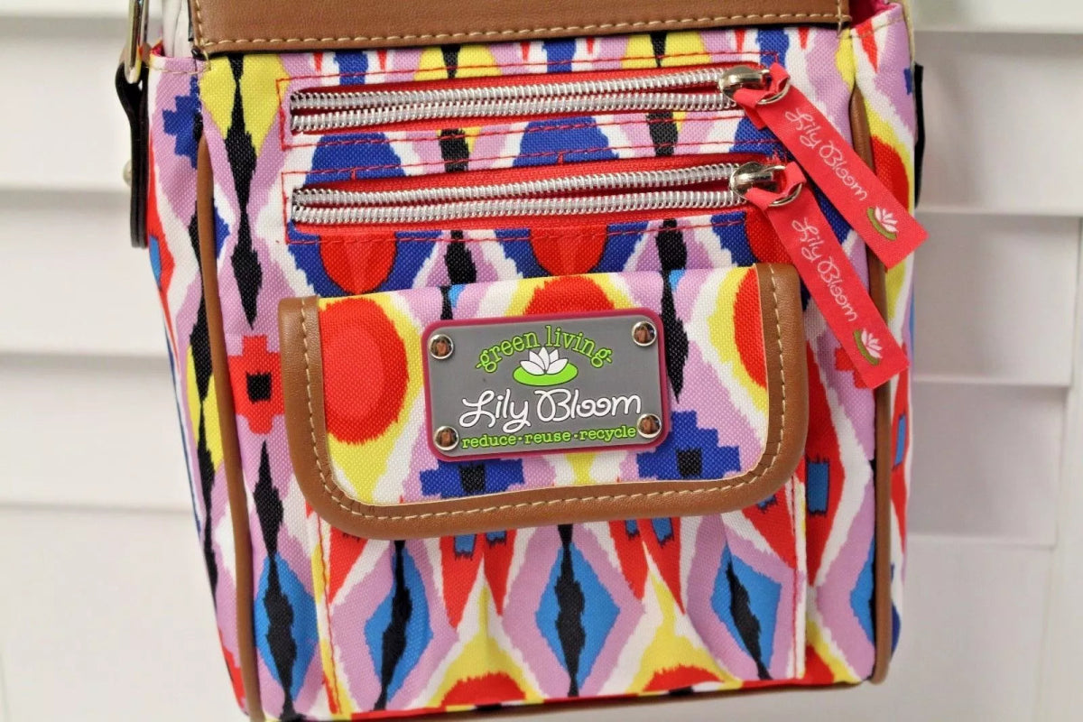 Small Messenger Cross body Shoulder Bag - Lily Bloom