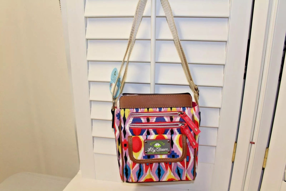 Small Messenger Cross body Shoulder Bag - Lily Bloom