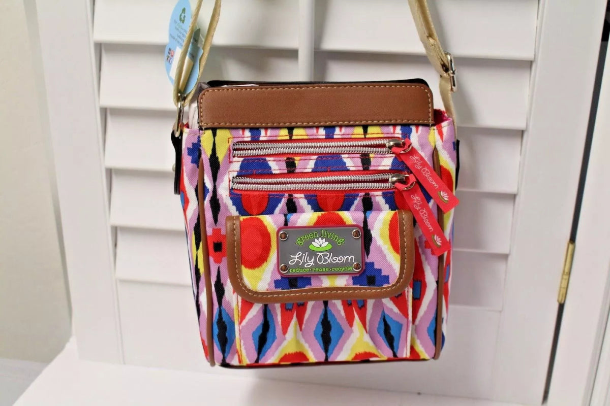 Small Messenger Cross body Shoulder Bag - Lily Bloom