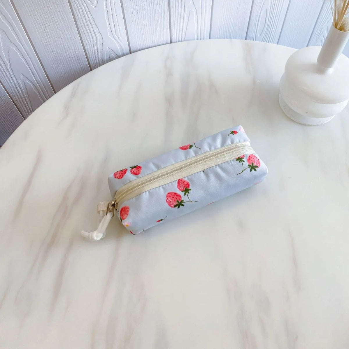 Strawberry Print Canvas Bag Set - Lily Bloom