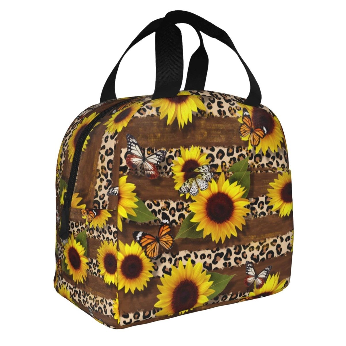 Sunflower Insulated Lunch Box Reusable Lunch Tote for Office Work Picnic Hiking - Lily Bloom