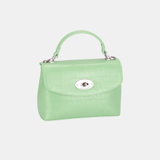 Unique Texture Vegan Leather Handbag - Lily Bloom