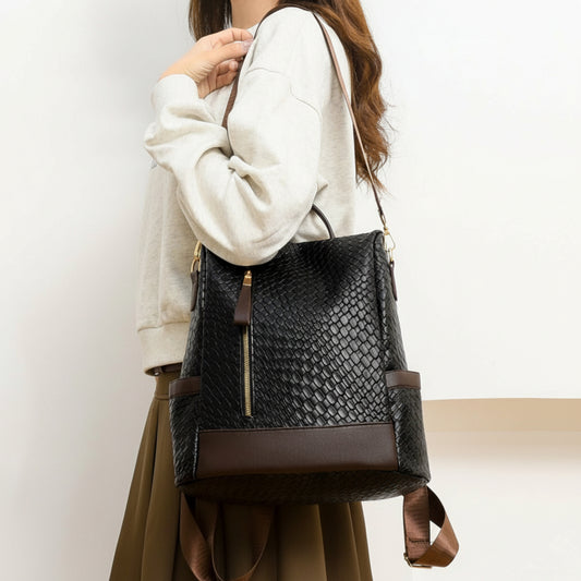 Vegan Leather Backpack Bag - Lily Bloom