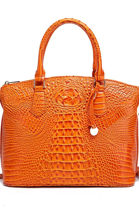 Sturdy Construction Vegan Leather Handbag - Lily Bloom