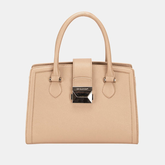 Vegan Leather Adjustable Shoulder Strap Handbag - Lily Bloom