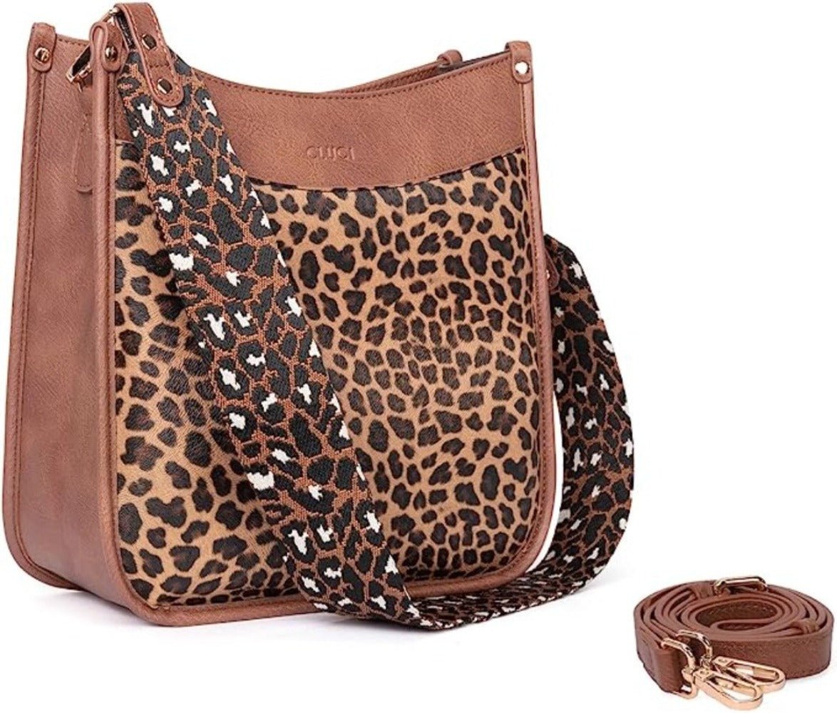 Versatile Elegance: Vegan Leather Crossbody with Adjustable Strap - Lily Bloom