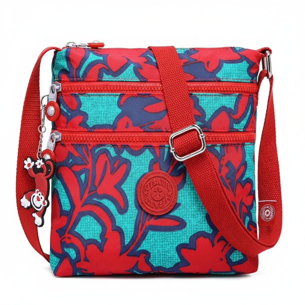 Women Messenger Shoulder Crossbody Bag - Lily Bloom