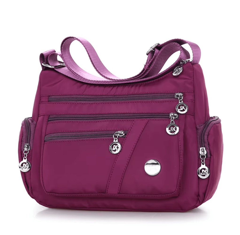 Women Shoulder Lightweight Crossbody Multiple Pockets Messenger Bag - Lily Bloom