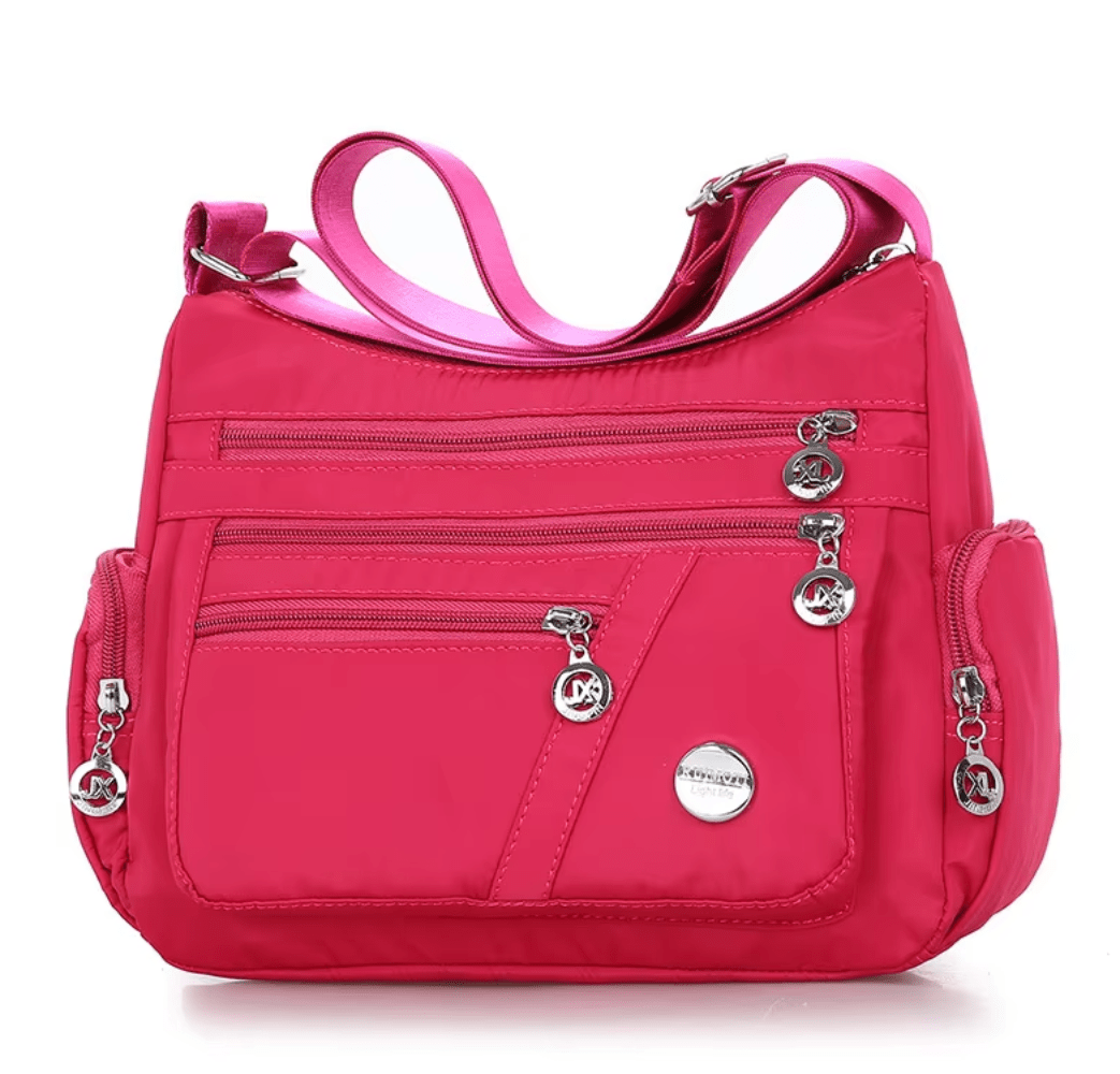 Women Shoulder Lightweight Crossbody Multiple Pockets Messenger Bag - Lily Bloom