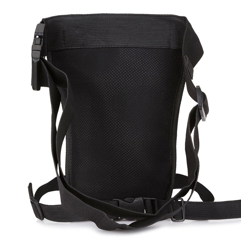 Men Waterproof Nylon Drop Leg Bag Fanny Waist Pack Thigh Belt Hip Bum Military Tactical Motorcycle Riding Multi purpose Pouch - Lily Bloom