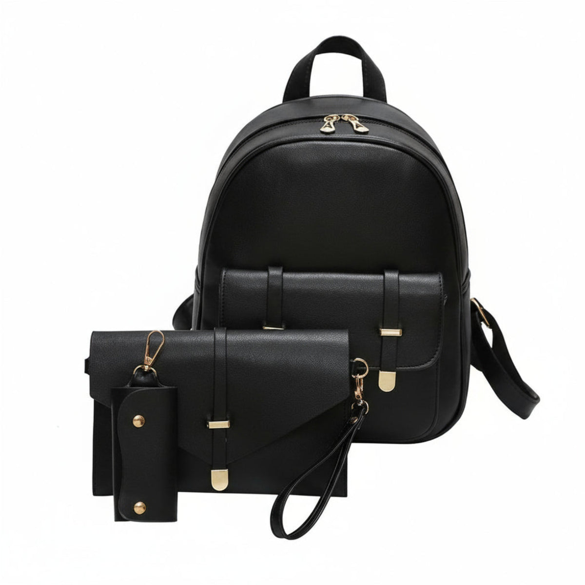 Lily Bloom Mini Backpack 3 pcs Set Leather Shoulder Mini Backpack - Lily Bloom – Lily  main image 4