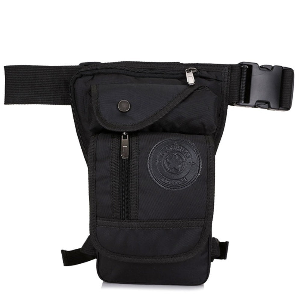 Men Waterproof Nylon Drop Leg Bag Fanny Waist Pack Thigh Belt Hip Bum Military Tactical Motorcycle Riding Multi purpose Pouch - Lily Bloom