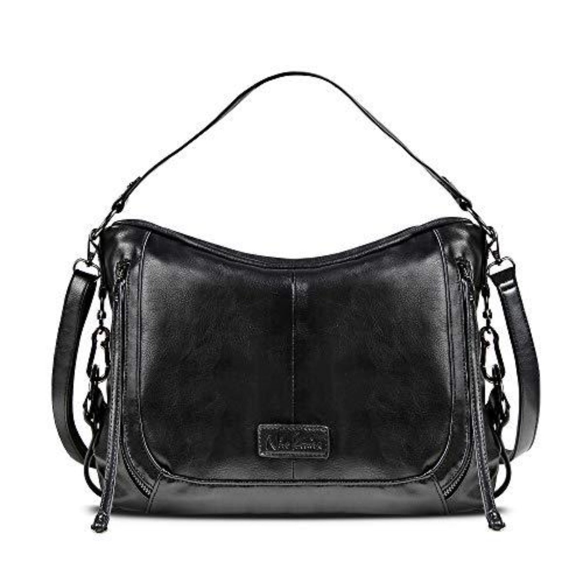 Women Soft Leather Hobo Handbags Shoulder Purse Ladies Casual Crossbody Satchel Bag - Lily Bloom
