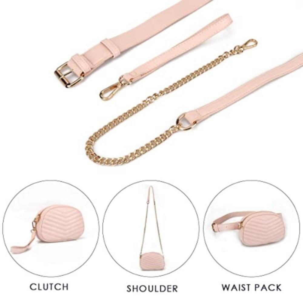 3 in 1 Fashion Fanny Pack Waist Bag Stylish Crossbody Purse Belt Bag - Lily Bloom