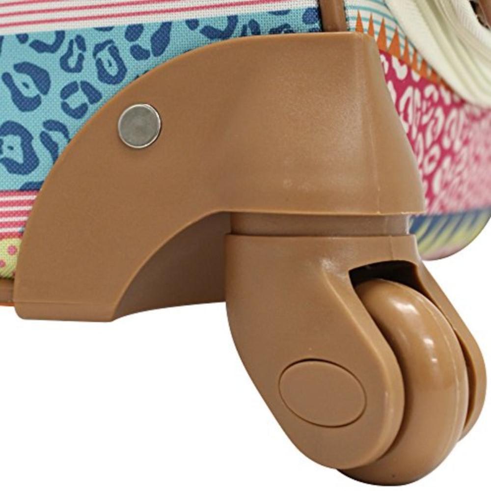 Lily Bloom Carry On Expandable Design Pattern Luggage With Spinner Wheels (20in, On the Prowl) - Lily Bloom