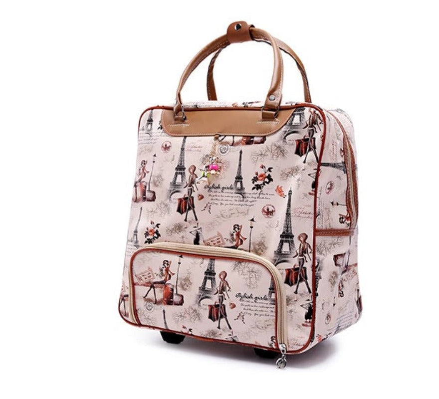 Waterproof High Capacity Travel Bag Thick Style Rolling Suitcase Trolley Luggage  Trip Suitcase With Wheels - Lily Bloom