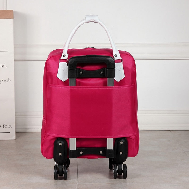 Waterproof High Capacity Travel Bag Thick Style Rolling Suitcase Trolley Luggage  Trip Suitcase With Wheels - Lily Bloom